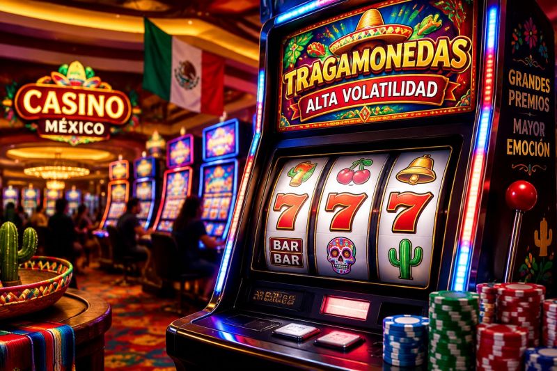 ¿Qué son las tragamonedas de alta volatilidad y cómo afectan tu experiencia en México?